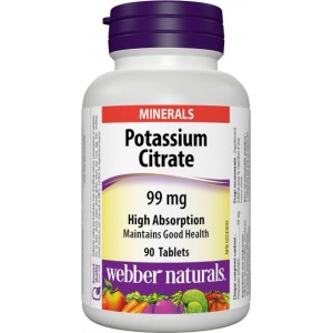 Draslík 99 mg Citrát Webber Naturals Draslík 99 mg Citrát Webber Naturals