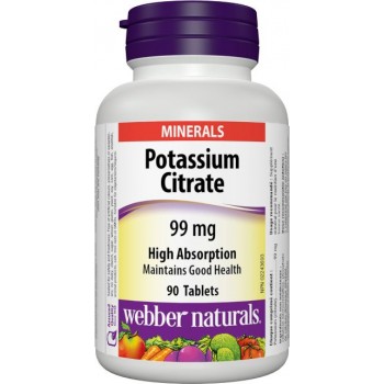 Draslík 99 mg Citrát Webber Naturals