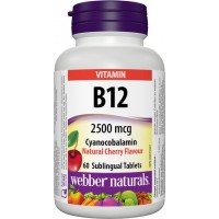 Vitamín B12 2500 mcg Webber Naturals Vitamín B12 2500 mcg Webber Naturals