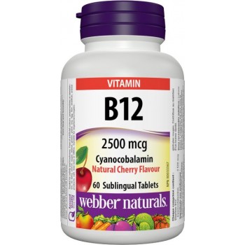 Vitamín B12 2500 mcg Webber Naturals Vitamín B12 2500 mcg Webber Naturals