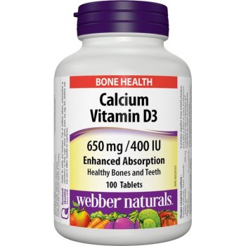 Vápnik a Vitamín D3 FORTE Webber Naturals Vápnik a Vitamín D3 FORTE Webber Naturals