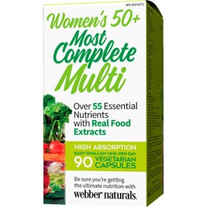 Ženy 50+ kompletný multi Webber Naturals Ženy 50+ kompletný multi Webber Naturals