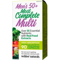 Muži 50+ kompletný multi Webber Naturals Muži 50+ kompletný multi Webber Naturals