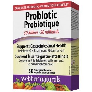 Probiotiká 50 miliárd Webber Naturals Probiotiká 50 miliárd Webber Naturals