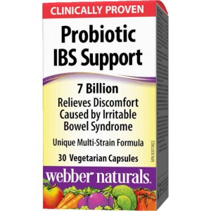 Probiotiká 7 miliárd IBS Webber Naturals Probiotiká 7 miliárd IBS Webber Naturals