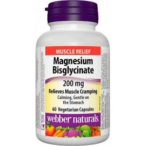 Horčík Bisglycinát 200 mg Webber Naturals