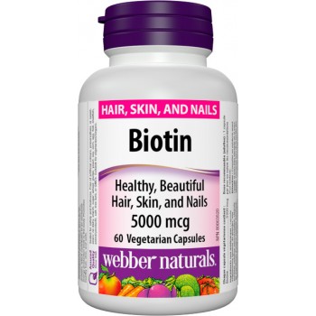 Biotin 5000 mcg Webber Naturals Biotin 5000 mcg Webber Naturals