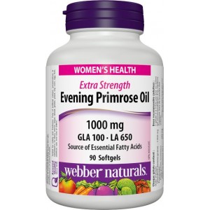 Pupalkový olej 1000 mg extra silný Webber Naturals Pupalkový olej 1000 mg extra silný Webber Naturals