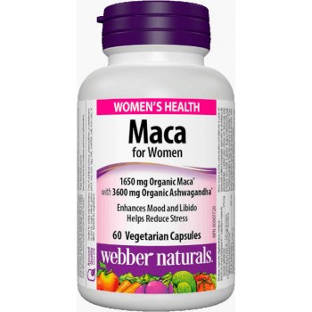 Maka pre ženy 1650 mg + Ashwagandha Webber Naturals