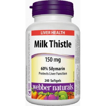 Milk Thistle 150 mg Webber Naturals Milk Thistle 150 mg Webber Naturals