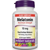 Melatonin 10 mg časovaný Webber Naturals Melatonin 10 mg časovaný Webber Naturals