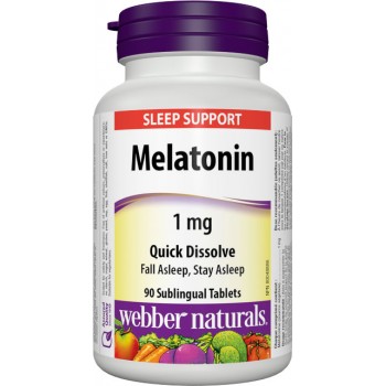 Melatonin 1 mg Webber Naturals Melatonin 1 mg Webber Naturals