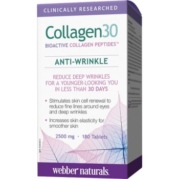 Kolagén30 proti vráskam 2500 mg Webber Naturals Kolagén30 proti vráskam 2500 mg Webber Naturals