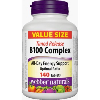 B-Komplex 100 mg časované Webber Naturals B-Komplex 100 mg časované Webber Naturals