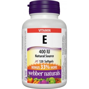 Vitamín E 400 IU Bonus Webber Naturals Vitamín E 400 IU Bonus Webber Naturals