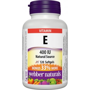 Vitamín E 400 IU Bonus Webber Naturals Vitamín E 400 IU Bonus Webber Naturals