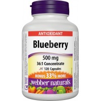 Čučoriedkový extrakt 500 mg Bonus Webber Naturals