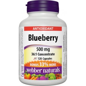 Čučoriedkový extrakt 500 mg Bonus Webber Naturals Čučoriedkový extrakt 500 mg Bonus Webber Naturals