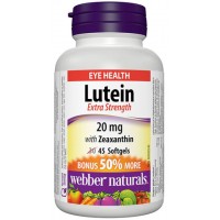 Luteín a Zeaxantín 20 mg Webber Naturals Luteín a Zeaxantín 20 mg Webber Naturals