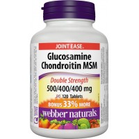 Glukosamín, Chondroitín a MSM 1300 mg FORTE Webber Naturals Glukosamín, Chondroitín a MSM 1300 mg FORTE Webber Naturals
