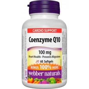 Koenzým Q10 100 mg BONUS Webber Naturals Koenzým Q10 100 mg BONUS Webber Naturals