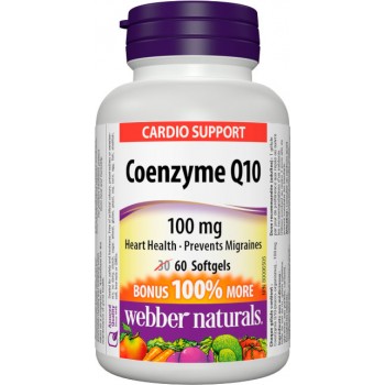 Koenzým Q10 100 mg BONUS Webber Naturals Koenzým Q10 100 mg BONUS Webber Naturals