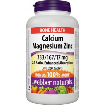 Vápnik, Horčík a Zinok BONUS Webber Naturals Vápnik, Horčík a Zinok BONUS Webber Naturals