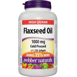 Ľanový olej 1000 mg Bonus Webber Naturals Ľanový olej 1000 mg Bonus Webber Naturals