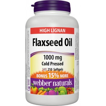 Ľanový olej 1000 mg Bonus Webber Naturals
