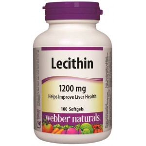 Lecitín 1200 mg Webber Naturals