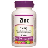 Zinok 15 mg Webber Naturals